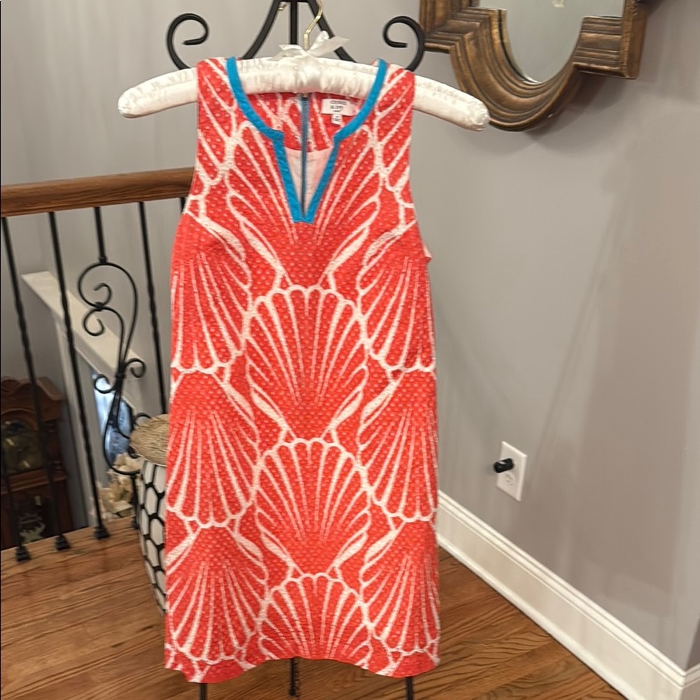 Vibrant Shell Pattern Dress